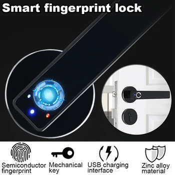 Electronic Digital Fingerprint Door Lock Smart Security Entry Keyless Lock Tool