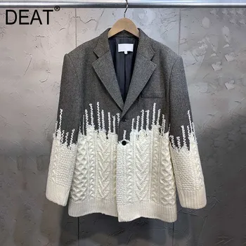 DEAT 2020 New Spring Fashion High Street Jacket Patchwork Contrast Colors Full Sleeve Single Breasted Loose Jacket WD24302L
DEAT 2020 New Spring Fashion High Street Jacket Patchwork Contrast Colors Full Sleeve Single Breasted Loose Jacket WD24302L