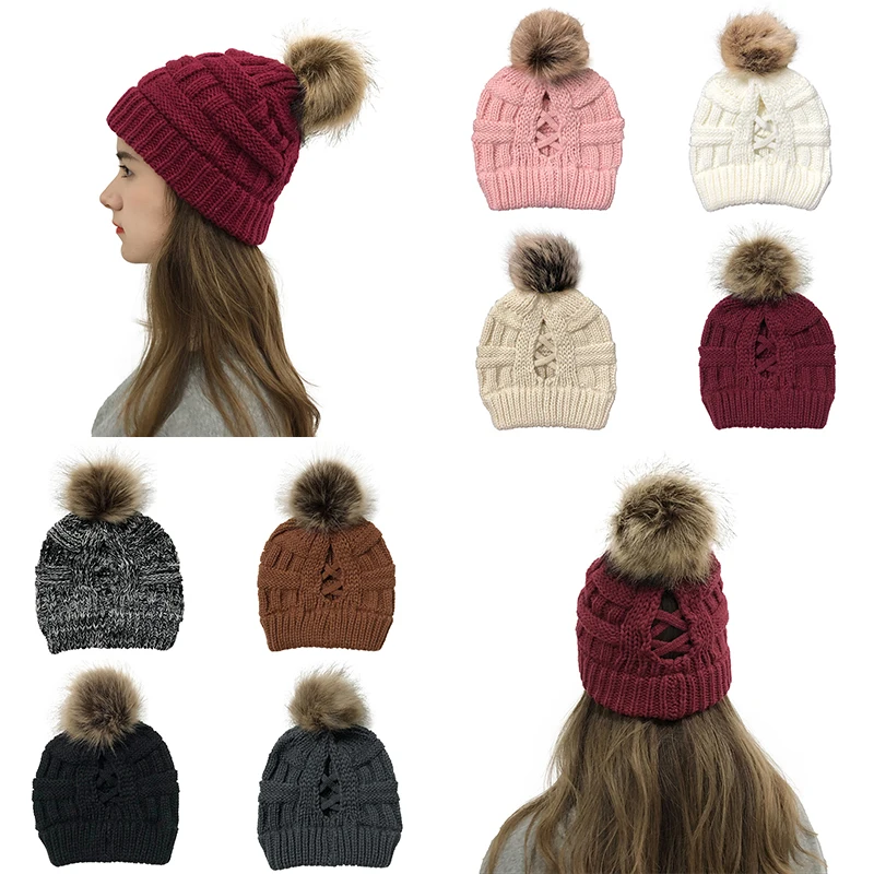 Bonnet Hat Folds Wool Cap Head Cover Cross Resuable Head Accessories Round Solid Knitted Hat Headscarf Hairball Soft Warm
Bonnet Hat Folds Wool Cap Head Cover Cross Resuable Head Accessories Round Solid Knitted Hat Headscarf Hairball Soft Warm