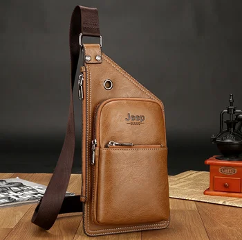 New men's chest bag men's bag shoulder bag messenger bag retro tide bag 
New men's chest bag men's bag shoulder bag messenger bag retro tide bag
