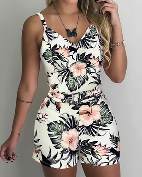 2020 Summer Casual 2 Piece Outfits Women Plant Print Strap V Neck Crop Tops & High Waist Pocket Design Shorts Sets 
2020 Summer Casual 2 Piece Outfits Women Plant Print Strap V Neck Crop Tops & High Waist Pocket Design Shorts Sets
