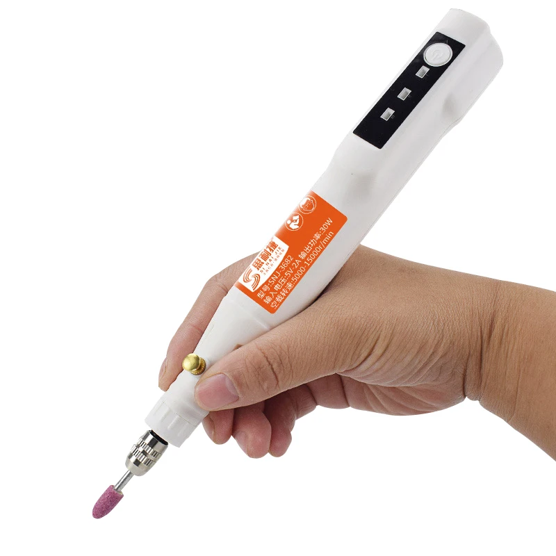 3 Speeds Adjustable Electric Grinder Polishing Pen Professional Mini Carving Engraving Pen Trimming Micro Drilling
3 Speeds Adjustable Electric Grinder Polishing Pen Professional Mini Carving Engraving Pen Trimming Micro Drilling