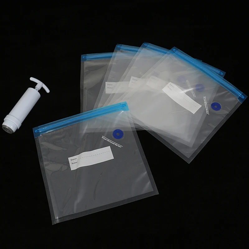 5PCS Food Packaging Storage Bag+1PC Food Manual Vacuum Sealer Storage Saver Hand Pump Kitchen Machine
5PCS Food Packaging Storage Bag+1PC Food Manual Vacuum Sealer Storage Saver Hand Pump Kitchen Machine