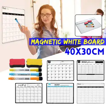 5 Styles Magnetic Monthly & Weekly Planner Whiteboard Fridge Magnet Flexible Message Drawing Refrigerator Bulletin White Board 
5 Styles Magnetic Monthly & Weekly Planner Whiteboard Fridge Magnet Flexible Message Drawing Refrigerator Bulletin White Board