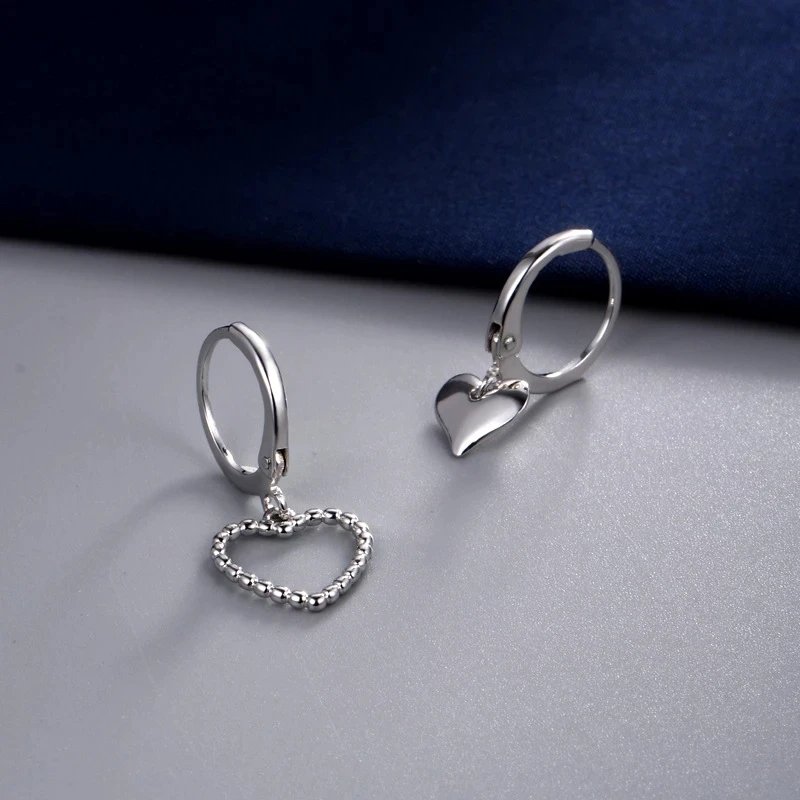 LByzHan – boucles d'oreilles asymétriques en argent Sterling 925, bijoux de fête, accessoires 4