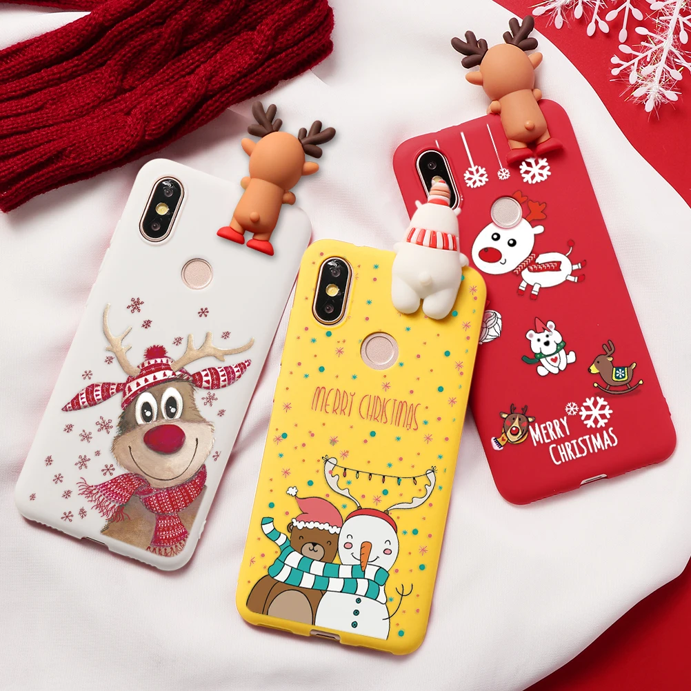 

Print Soft TPU Merry Christmas Deer Case For Xiaomi Redmi Mi 8 9 A2 Lite SE Explorer Note 7 6 5 Pro A1 5X 6X CC9e CC9 S2 Y2 Case