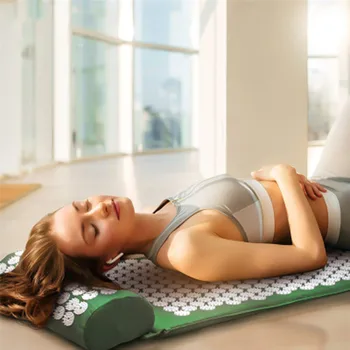 Acupressure Mat & Pillow Set/Acupuncture Mat Spike Yoga Mat for Massage Wellness Relaxation and Tension Release yoga mat case
Acupressure Mat & Pillow Set/Acupuncture Mat Spike Yoga Mat for Massage Wellness Relaxation and Tension Release yoga mat case