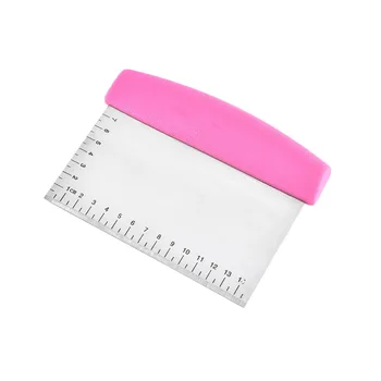 Dough Scraper Baking Chopper Multipurpose Kitchen Stainless Steel Pizza Bread Scraping Tool with Measuring Scale
Dough Scraper Baking Chopper Multipurpose Kitchen Stainless Steel Pizza Bread Scraping Tool with Measuring Scale