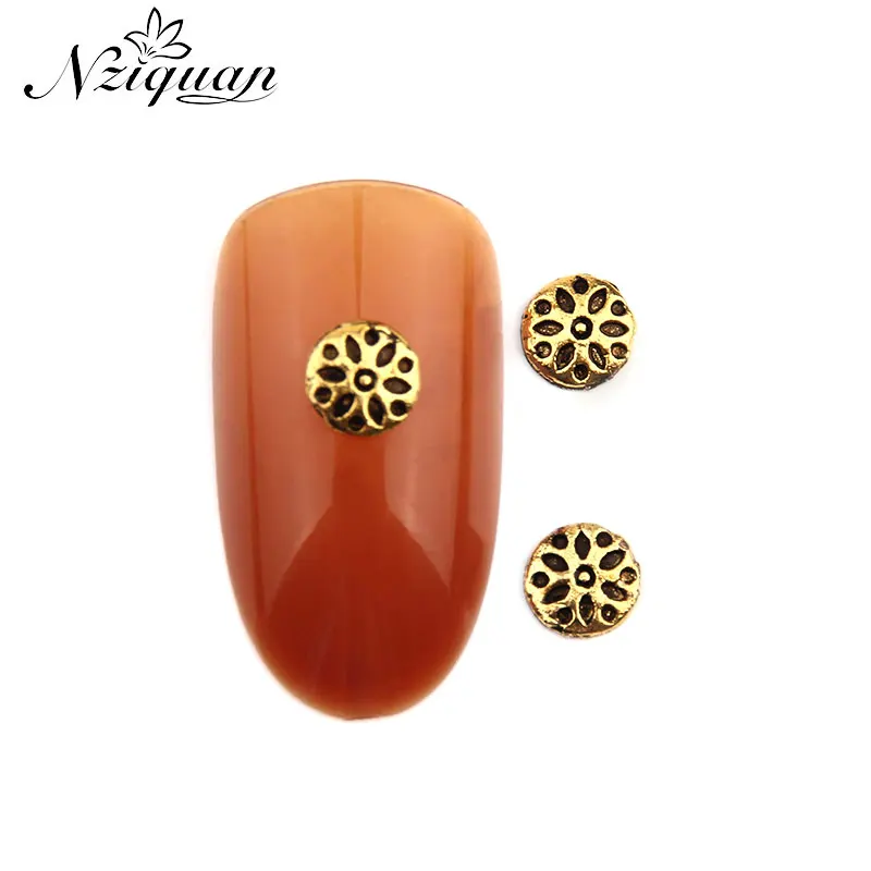 NZIQUAN 20pcs/box geometric 3D graphics bronze metal nail art decoration mosaic accessories DIY nail art accessories
NZIQUAN 20pcs/box geometric 3D graphics bronze metal nail art decoration mosaic accessories DIY nail art accessories