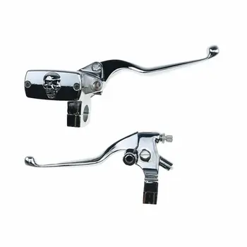 Chrome 7/8" 22mm Motorcycle Handlebar Skull Reservoir Brake Clutch Lever Cruiser
Chrome 7/8" 22mm Motorcycle Handlebar Skull Reservoir Brake Clutch Lever Cruiser