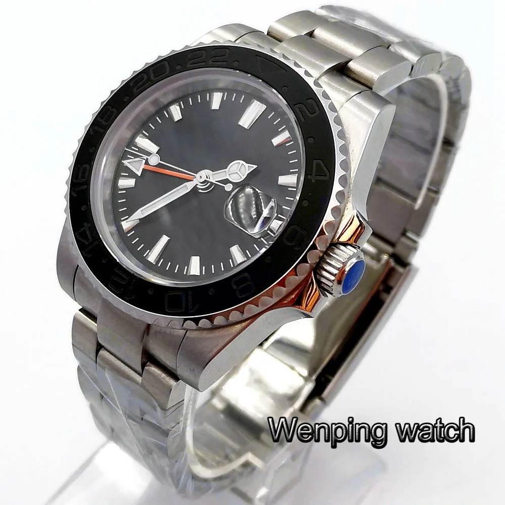 Corguet 40mm sterile black dial sapphire glass luminous automatic date window men's top mechanical wrist watch
Corguet 40mm sterile black dial sapphire glass luminous automatic date window men's top mechanical wrist watch
