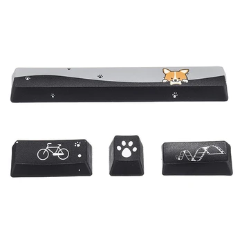 PBT Keycaps Mechanical Keyboard Keycap Set(6.25U Space + ESC + Input + Numeric Keyboard Input)-black 
PBT Keycaps Mechanical Keyboard Keycap Set(6.25U Space + ESC + Input + Numeric Keyboard Input)-black