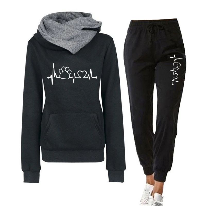 2021 Autumn Women Hoodies+ Pants Suit Sportsuits Fashion Hooded Sweatshirts Casual ensemble Jogging Femme Deux Pieces Sets
2021 Autumn Women Hoodies+ Pants Suit Sportsuits Fashion Hooded Sweatshirts Casual ensemble Jogging Femme Deux Pieces Sets