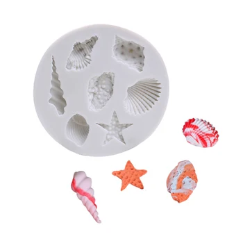 Marine Starfish Conch Shell Mould Silicone Mold Fondant Cake Decorating Tool Gumpaste Sugarcraft Chocolate Forms Bakeware
Marine Starfish Conch Shell Mould Silicone Mold Fondant Cake Decorating Tool Gumpaste Sugarcraft Chocolate Forms Bakeware