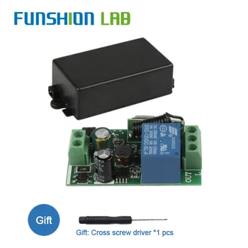 FUNSHION AC 250V 110V 220V 1CH 433Mhz Universal Wireless Remote Control Switch Relay Module Receiver For Garage Door Gate Motor
FUNSHION AC 250V 110V 220V 1CH 433Mhz Universal Wireless Remote Control Switch Relay Module Receiver For Garage Door Gate Motor