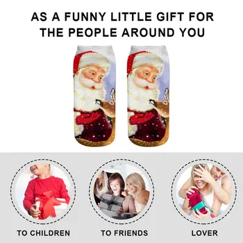 1 Pair Christmas Cotton Christmas Socks Christmas Decorations for Home Xmas Gifts Christmas Noel New Year 3D Printed Socks (2) 
1 Pair Christmas Cotton Christmas Socks Christmas Decorations for Home Xmas Gifts Christmas Noel New Year 3D Printed Socks (2)