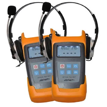Joinwit 1310/1550nm Handheld Fiber Optical Talk Set 100KM Optical Fiber talk set 1 pair
Joinwit 1310/1550nm Handheld Fiber Optical Talk Set 100KM Optical Fiber talk set 1 pair