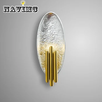 

Nordic Postmodern Creative Stainless Steel Wall Light Passage Corridor Stair Gallery Living Room Bedside Wall Lamp