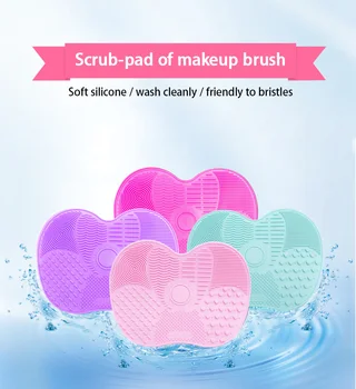 Cleaning Mat Foundation Makeup Brush Cleaner Pad Scrubbe Board Silicone brush cleaner Cosmetic Make Up Washing Brush GeI
Cleaning Mat Foundation Makeup Brush Cleaner Pad Scrubbe Board Silicone brush cleaner Cosmetic Make Up Washing Brush GeI