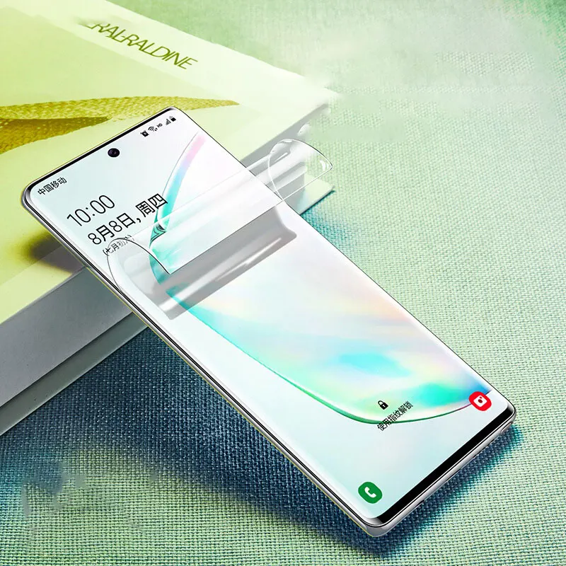 20D HD Screen Protector For Samsung Galaxy Note 10 plus Hydrogel Film For Samsung A50 A70 S10 Note 9 8 A80 A90 S7 NOT GLASS
20D HD Screen Protector For Samsung Galaxy Note 10 plus Hydrogel Film For Samsung A50 A70 S10 Note 9 8 A80 A90 S7 NOT GLASS