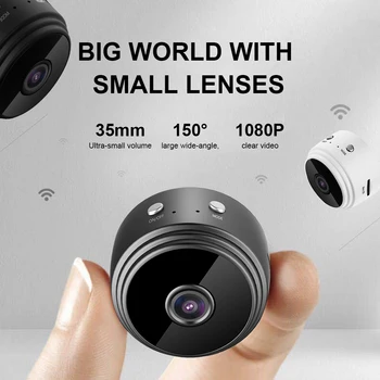Mini IP Security Camera WIFI HD Mini Camcorder 1080P Home Small Camera Night Vision Motion Detection Sensor Cam Remote Monitor
Mini IP Security Camera WIFI HD Mini Camcorder 1080P Home Small Camera Night Vision Motion Detection Sensor Cam Remote Monitor