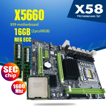 atermiter X58 motherboard LGA1366 combos X5660 CPU 2pcs x 8GB = 16GB DDR3 RAM 1600Mhz PC3 12800R RAM 
atermiter X58 motherboard LGA1366 combos X5660 CPU 2pcs x 8GB = 16GB DDR3 RAM 1600Mhz PC3 12800R RAM
