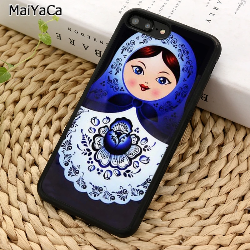 MaiYaCa брендовый чехол для телефона Матрешка русские куклы iPhone X XR XS 11 12 Pro MAX 5 6 7 8 Plus