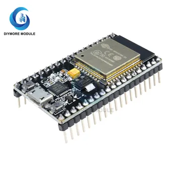 Micro USB For NodeMcu ESP32 CP2102 WIFI Bluetooth Module Dual Core 2.4GHz Wifi For Arduino Smart Home System Development Tools 
Micro USB For NodeMcu ESP32 CP2102 WIFI Bluetooth Module Dual Core 2.4GHz Wifi For Arduino Smart Home System Development Tools