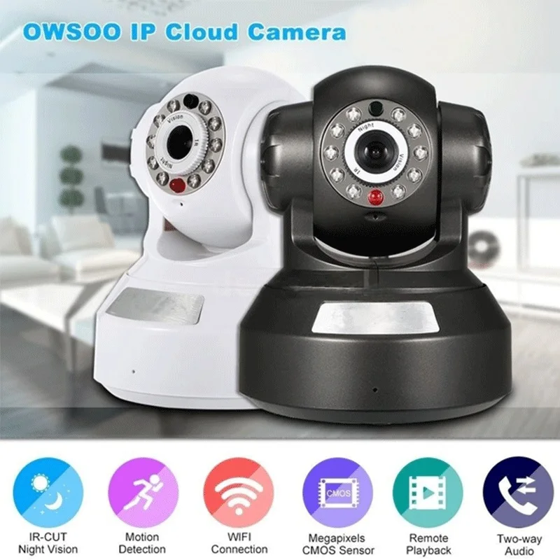 WiFi IP Camera Home Surveillance Security Camera Night Vision CCTV Cloud PTZ DVR Motion Dection Recorder Camera
WiFi IP Camera Home Surveillance Security Camera Night Vision CCTV Cloud PTZ DVR Motion Dection Recorder Camera