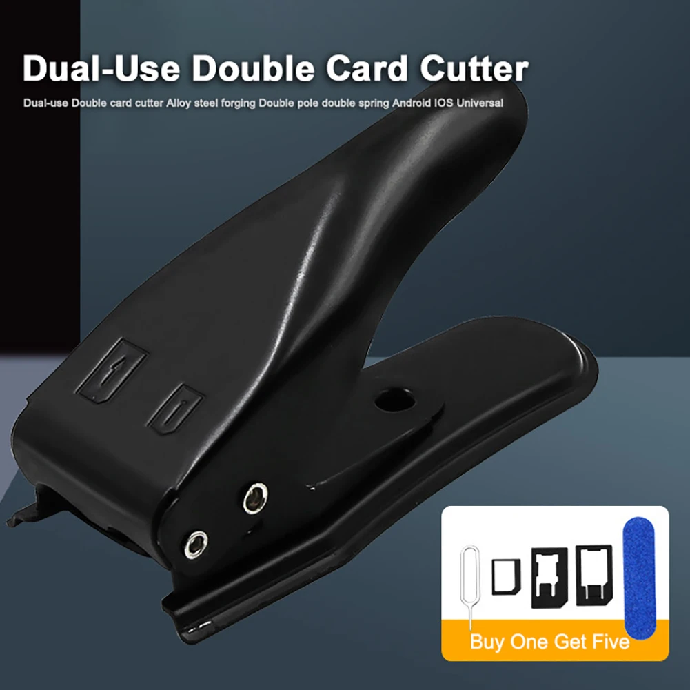

Multifunction 2 in 1 Nano Micro SIM Card Cutter Cutting Tool for Apple iPhone Nokia Samsung Smartphones Accessories