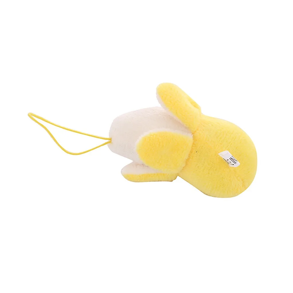 Backpack Accessories Cute Plush Small Bananas Toys mini fruit plush toy doll pendant Soft Dolls Gift decoration #A