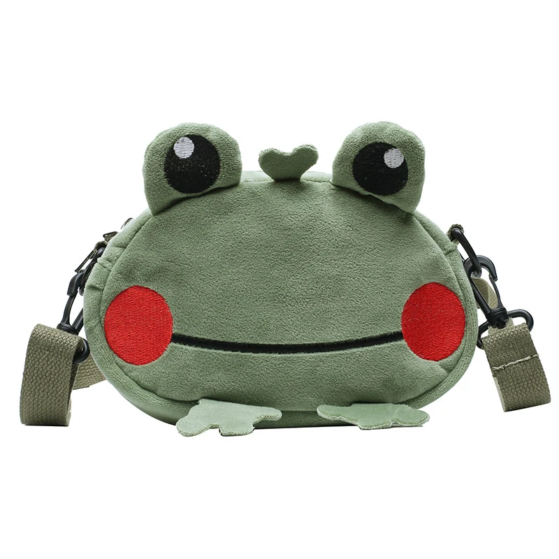 Lovely Frog Design Women's Shoulder Bag for Girls Cute Insect Plush Bags Women Crossbody Messenger Bag Small Animal Coin Purses
Lovely Frog Design Women's Shoulder Bag for Girls Cute Insect Plush Bags Women Crossbody Messenger Bag Small Animal Coin Purses