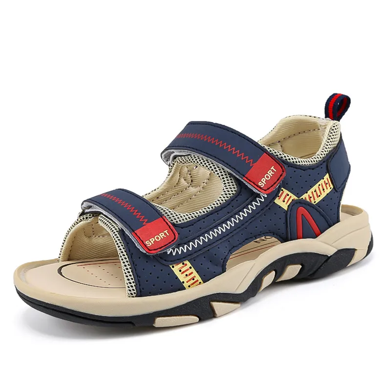 2020 Summer Boys Sandals Kid Sandals Children Shoes Cut-outs Rubber School Shoes Breathable Open Toe Casual Boy Sandal (8)