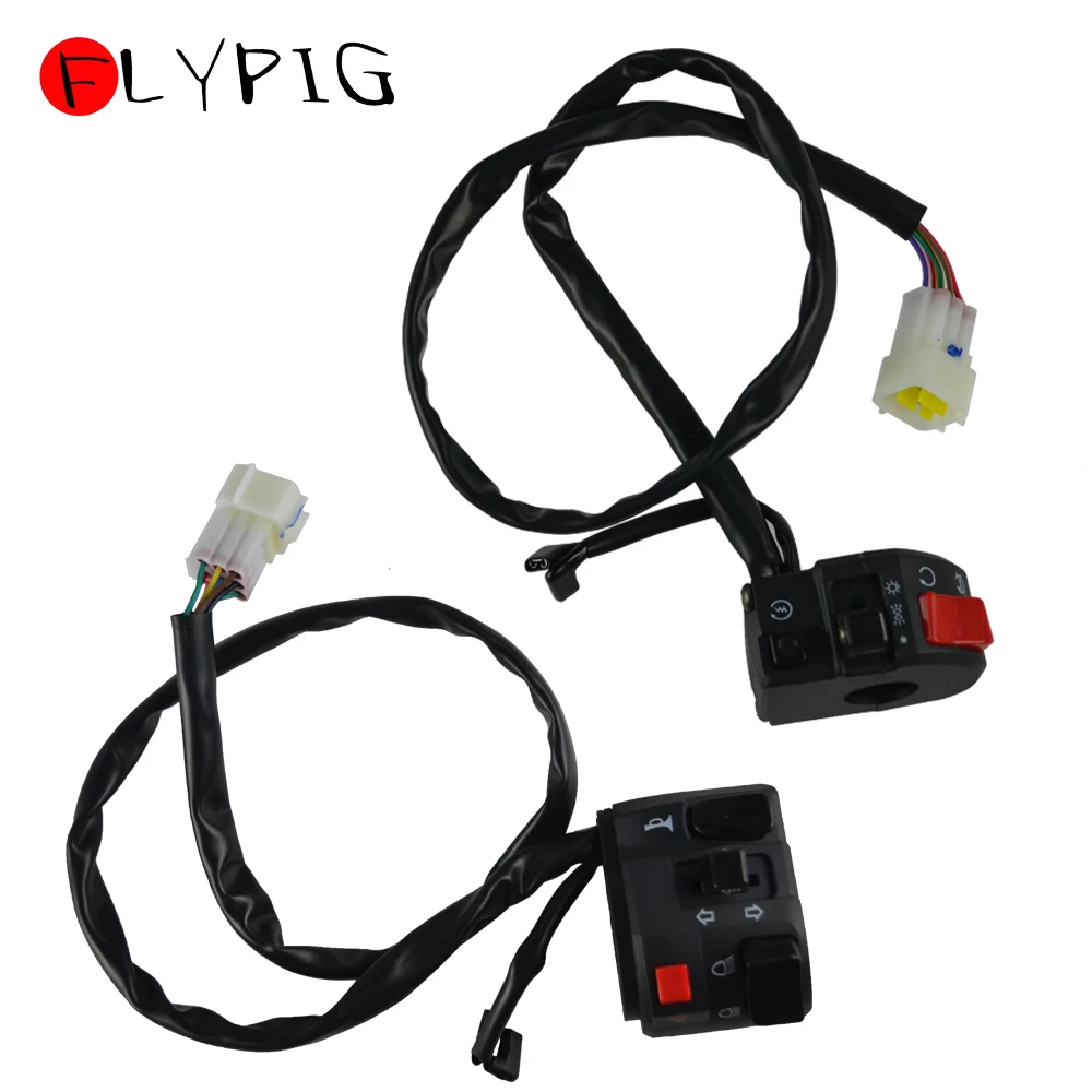 2pcs Black Motorcycle 1" 25mm Handlebar Control Switches & Wiring Harness Turn Signal Horn Light Low High Beam Switch For Harley
2pcs Black Motorcycle 1" 25mm Handlebar Control Switches & Wiring Harness Turn Signal Horn Light Low High Beam Switch For Harley