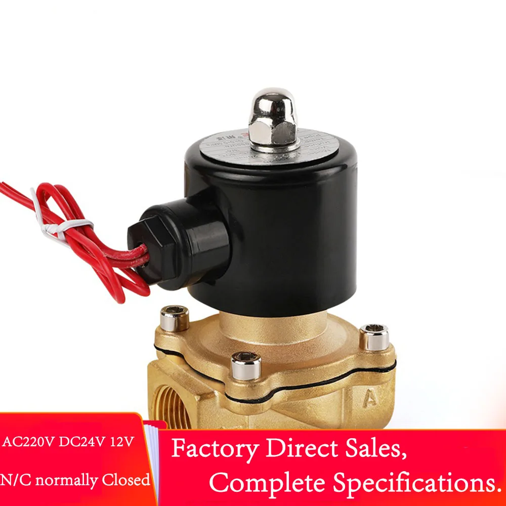 Normally Closed All Copper Electromagnetic 1/4 3/8 1/2 3/4 1" DN8/15/20/35Water Oil Pneumatic Drainage On-Off Valve 220V 24V 12V
Normally Closed All Copper Electromagnetic 1/4 3/8 1/2 3/4 1" DN8/15/20/35Water Oil Pneumatic Drainage On-Off Valve 220V 24V 12V