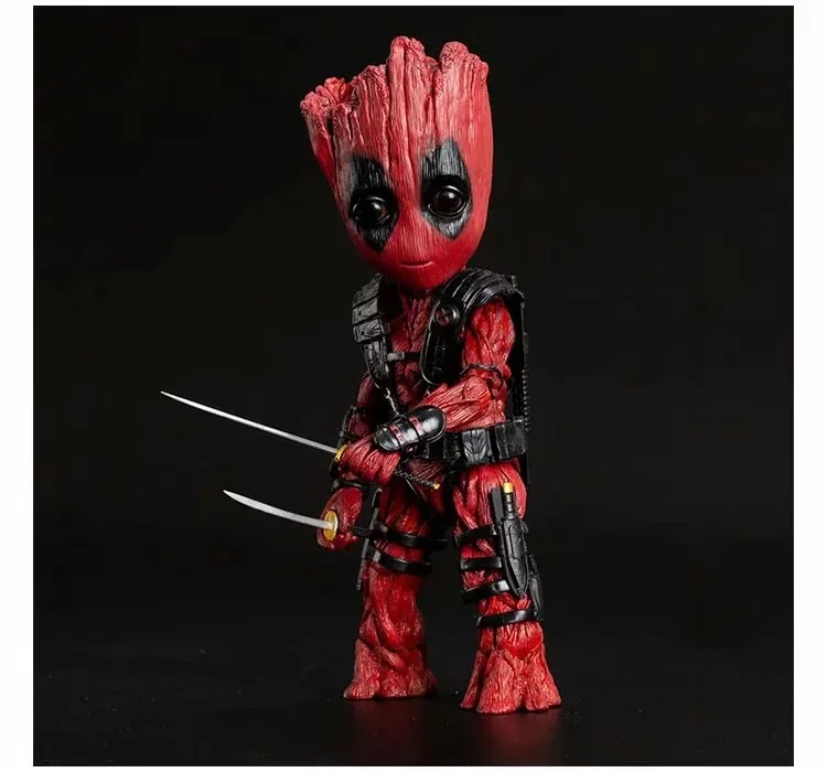 Galaxy Guard 2 Small Tree Groot COS Deadpool Mobile Joints Boxed Garage Kit