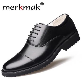 Merkmak New Fashion Oxford Business Men Shoes Genuine Leather High Quality Soft Casual Breathable Men's Flats Zip Shoes
Merkmak New Fashion Oxford Business Men Shoes Genuine Leather High Quality Soft Casual Breathable Men's Flats Zip Shoes