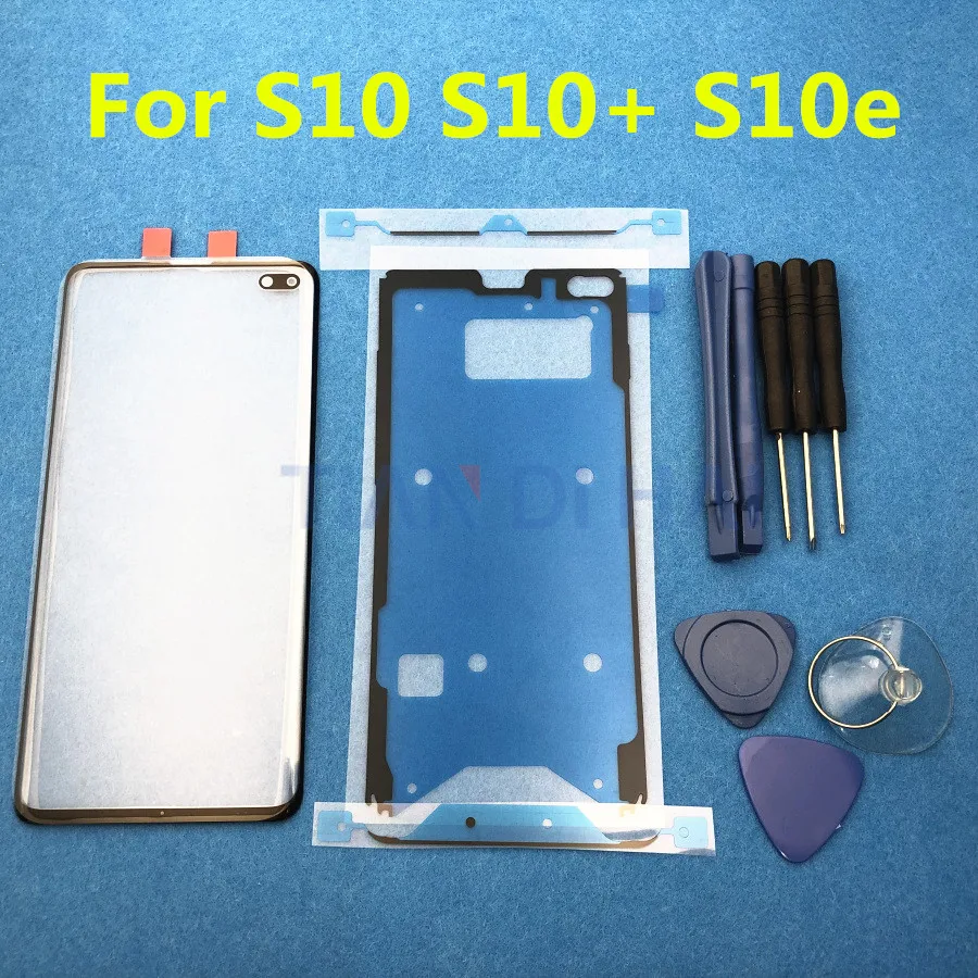 Replacement Outer Glass For samsung galaxy S10 Plus S10+ S10 S10e G9750 G9730 G970 LCD Touch Screen Front Glass Outer Lens +Tool
Replacement Outer Glass For samsung galaxy S10 Plus S10+ S10 S10e G9750 G9730 G970 LCD Touch Screen Front Glass Outer Lens +Tool