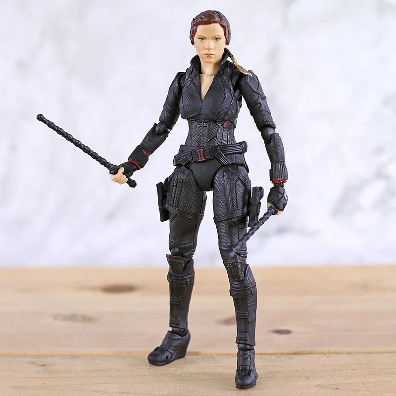 SHF Мстители 4 Endgame Черная Вдова ПВХ фигурка Коллекционная модель игрушки|Игровые
