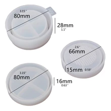 Crystal Epoxy Resin Mold Powder Puff Box Silicone Mould DIY Crafts Decorations Jewelry Organizer Casting Tool
Crystal Epoxy Resin Mold Powder Puff Box Silicone Mould DIY Crafts Decorations Jewelry Organizer Casting Tool