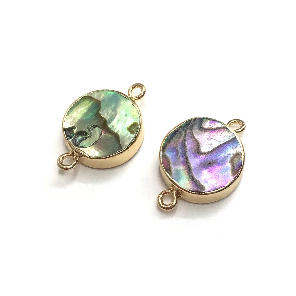 Shell Connector For Jewelry Making Round Conch-shell Charms DIY Necklace Bracelet Earring Handiwork Accessory
Shell Connector For Jewelry Making Round Conch-shell Charms DIY Necklace Bracelet Earring Handiwork Accessory