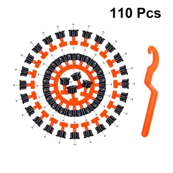 110pcs T Shape Tile Levellers Mini Level Wedges Alignment Tile Spacers for Wall Floor Tiles Carrelage Leveling with Wrench
110pcs T Shape Tile Levellers Mini Level Wedges Alignment Tile Spacers for Wall Floor Tiles Carrelage Leveling with Wrench