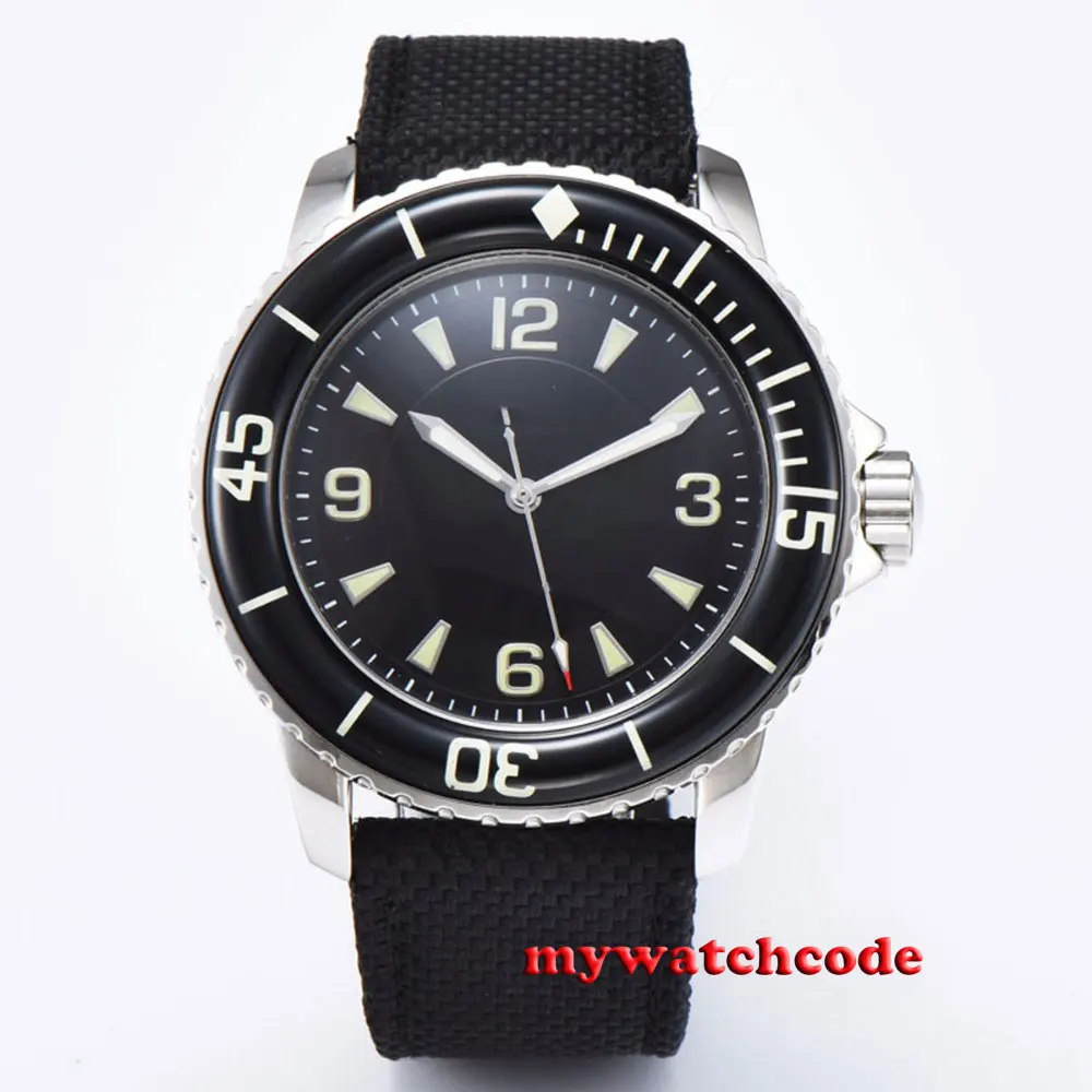 45mm CORGEUT Green/Black Sterile Dial Super Luminous Marks Miyota 8215 Seagull 1612 Automatic Mens Watch Leather Strap
45mm CORGEUT Green/Black Sterile Dial Super Luminous Marks Miyota 8215 Seagull 1612 Automatic Mens Watch Leather Strap