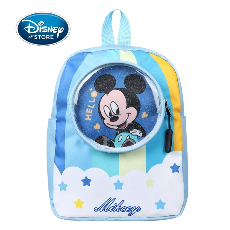 

Disney Kindergarten Childrens Backpack Minnie Mickey School Bag For Boys Girls 2-6 Years Cartoon Donald Duck Baby Bookbag