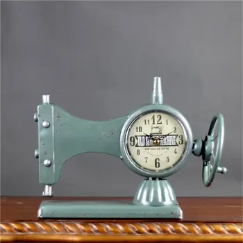 Countertop Table Clock Retro Sewing Machine Iron Seat Clock Decoration Clock Study Bedroom Decoration Clock for Home Offices
Countertop Table Clock Retro Sewing Machine Iron Seat Clock Decoration Clock Study Bedroom Decoration Clock for Home Offices