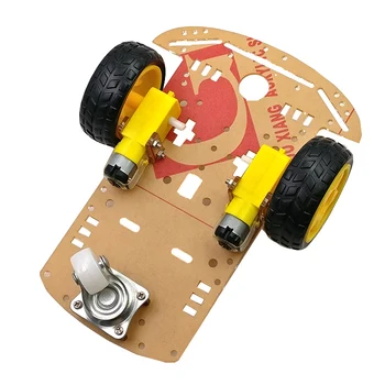 Single layer two-wheel tracking intelligent robot tracking and obstacle avoidance trolley 2WD1622 chassis kit with motor code di
Single layer two-wheel tracking intelligent robot tracking and obstacle avoidance trolley 2WD1622 chassis kit with motor code di