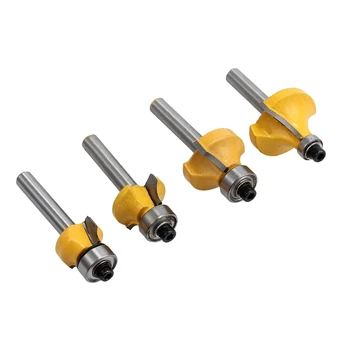 GTBL 4x Round over Edging Router Bit Set 1/4 Inch Shank 1/2 Inch 3/8 Inch 1/4 Inch 1/8 Inch Radius
GTBL 4x Round over Edging Router Bit Set 1/4 Inch Shank 1/2 Inch 3/8 Inch 1/4 Inch 1/8 Inch Radius