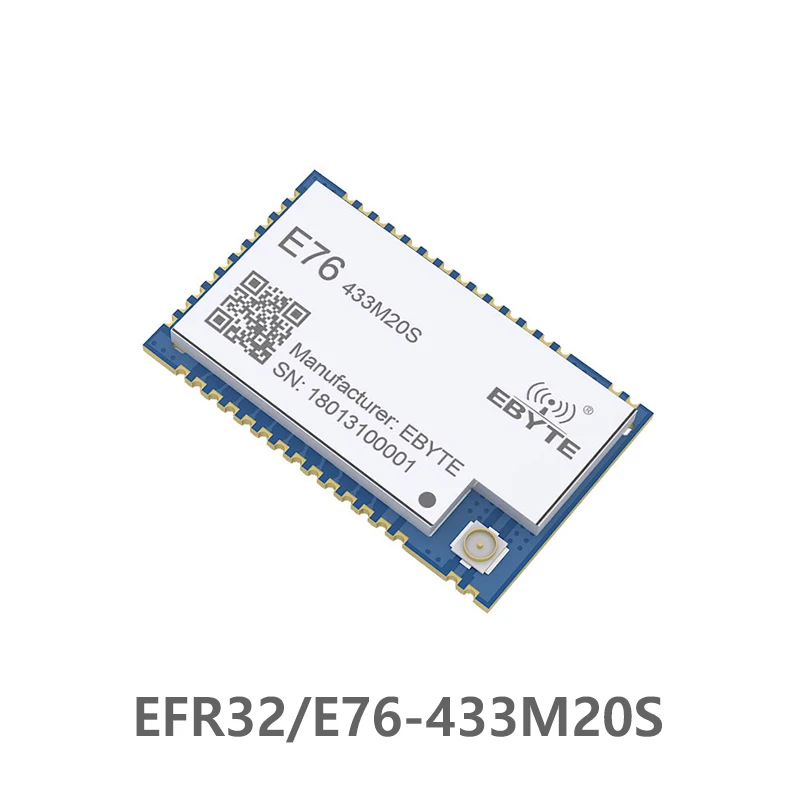 E76-433M20S EFR32 RF SPI wireless module 433MHz 20dBm 100mW 2500m long distance Transceiver Transmitter Receiver module
E76-433M20S EFR32 RF SPI wireless module 433MHz 20dBm 100mW 2500m long distance Transceiver Transmitter Receiver module