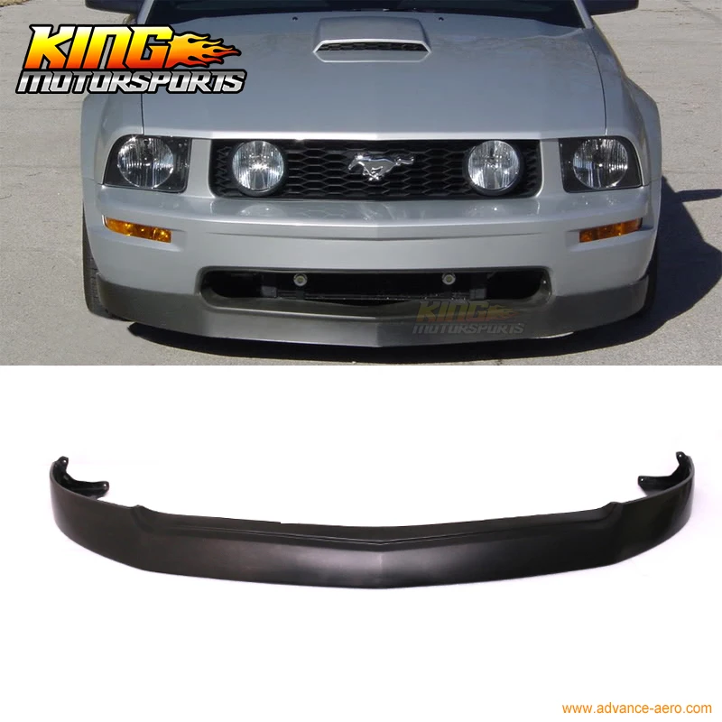 Подходит для 2005-2009 Ford Mustang V8 GT 4.6L IKON стиль передний бампер губа подбородок спойлер