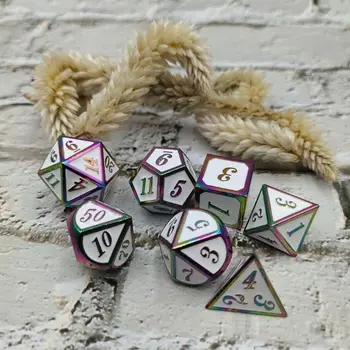 2020 New 7 Pcs/set Metal Dices Set Number Dial Desktop Table Board Game Accessories Toy
2020 New 7 Pcs/set Metal Dices Set Number Dial Desktop Table Board Game Accessories Toy